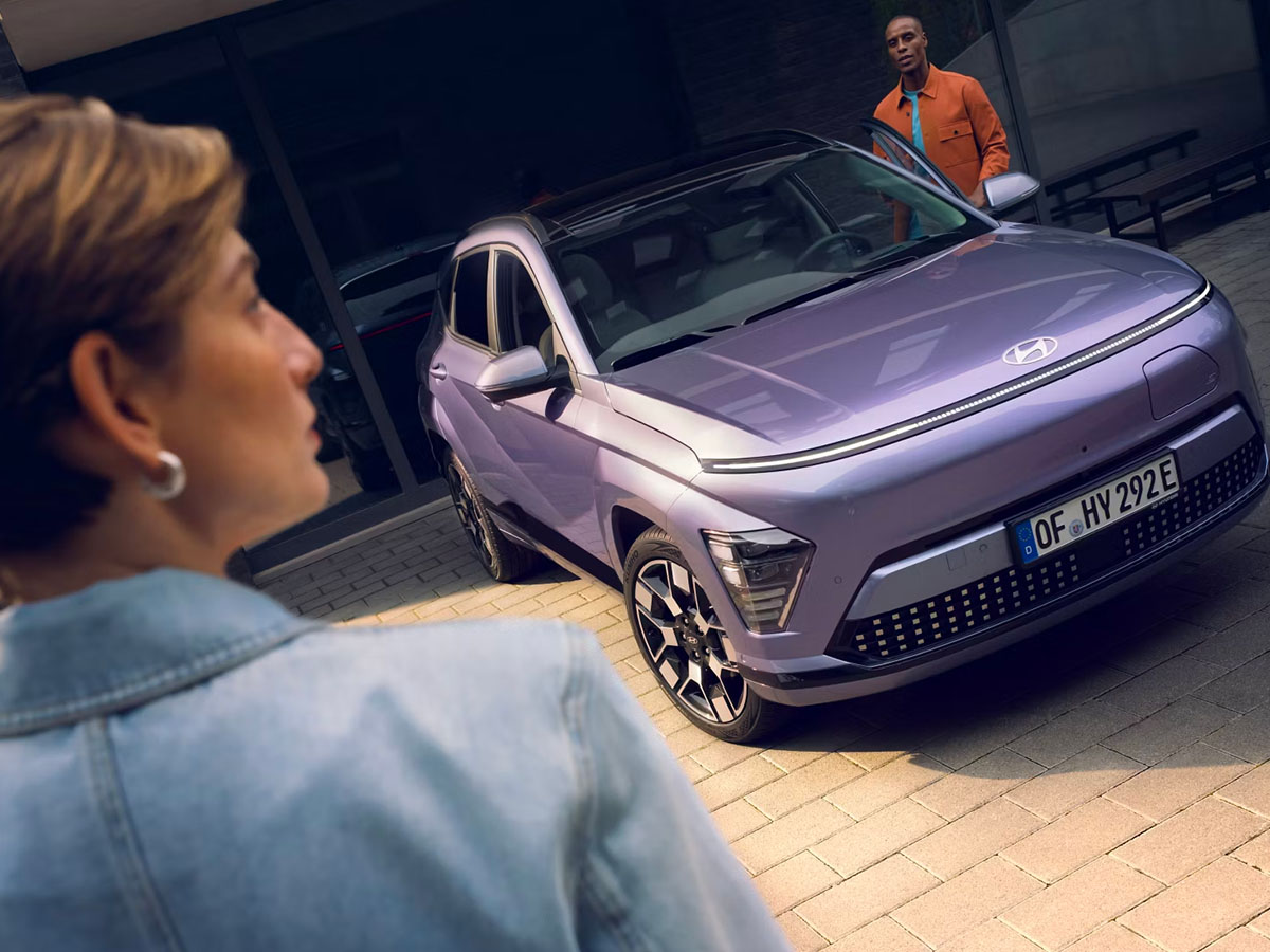Le KONA Electric de face