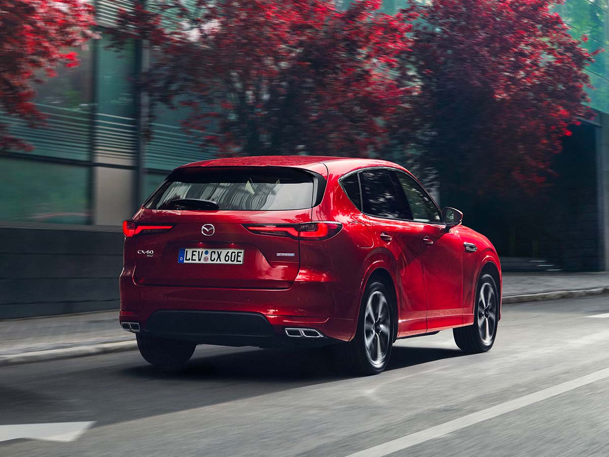 La silhouette de la Mazda CX-60