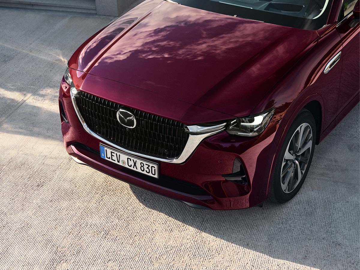 La calandre du Mazda CX-80