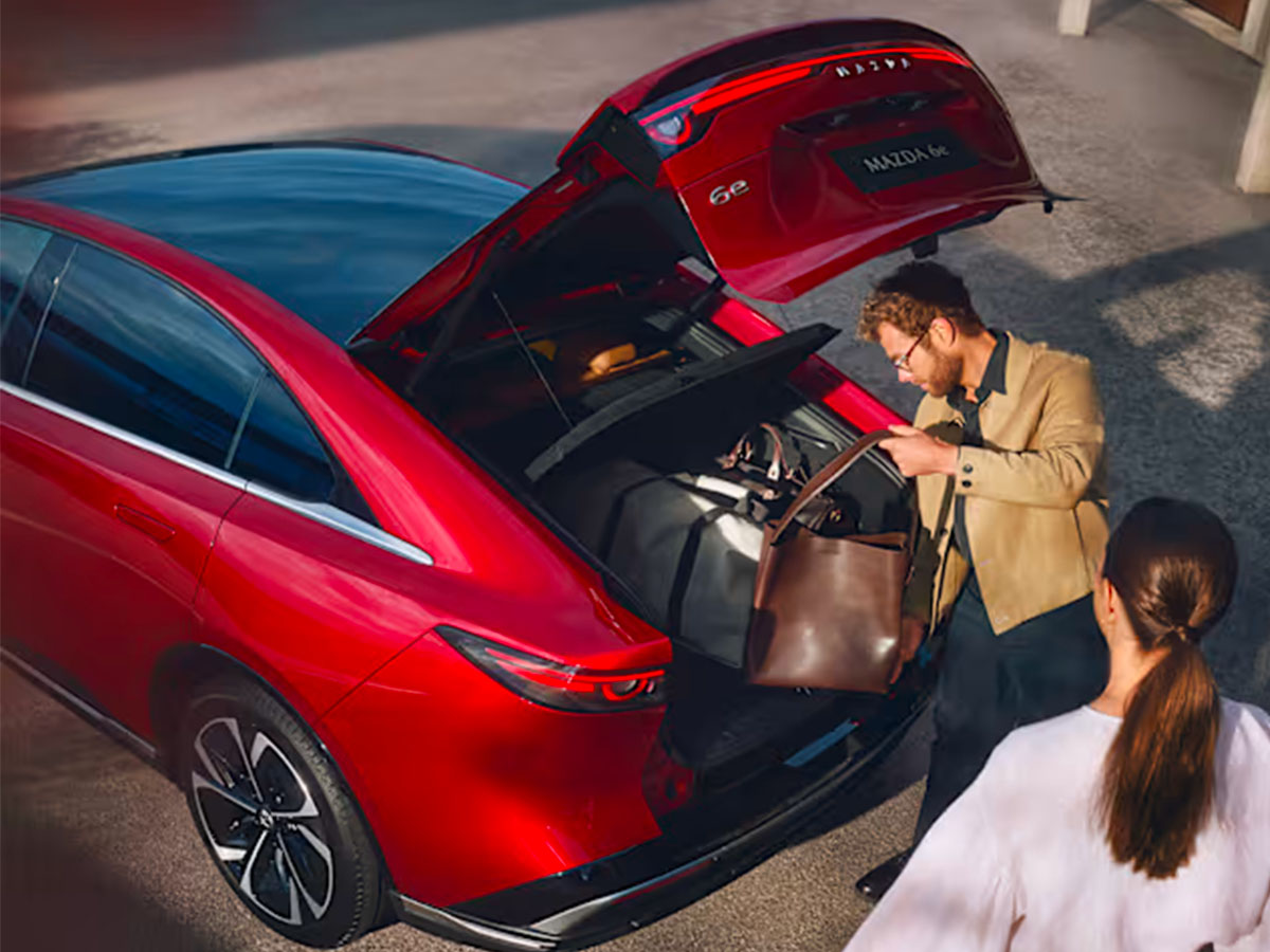 Le coffre de la Mazda 6e