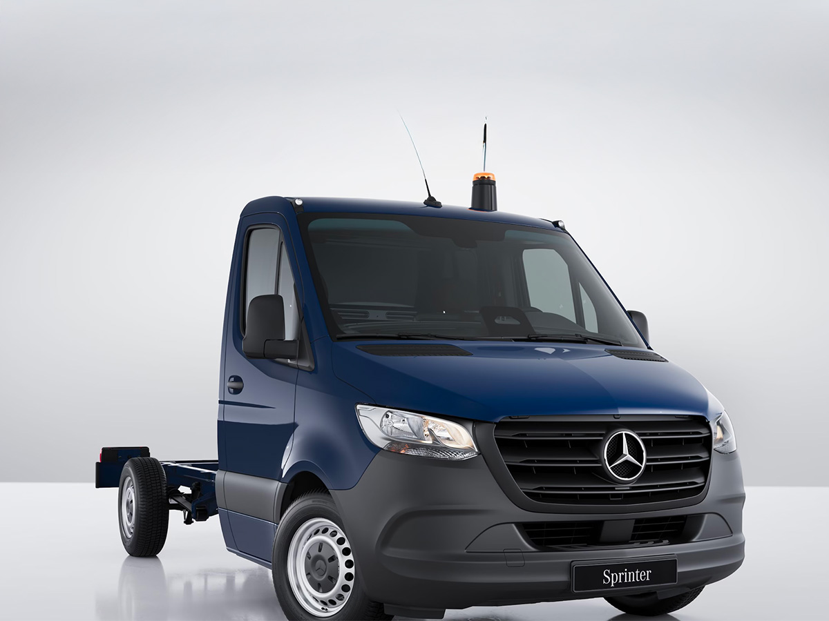 Le Sprinter Châssis de face